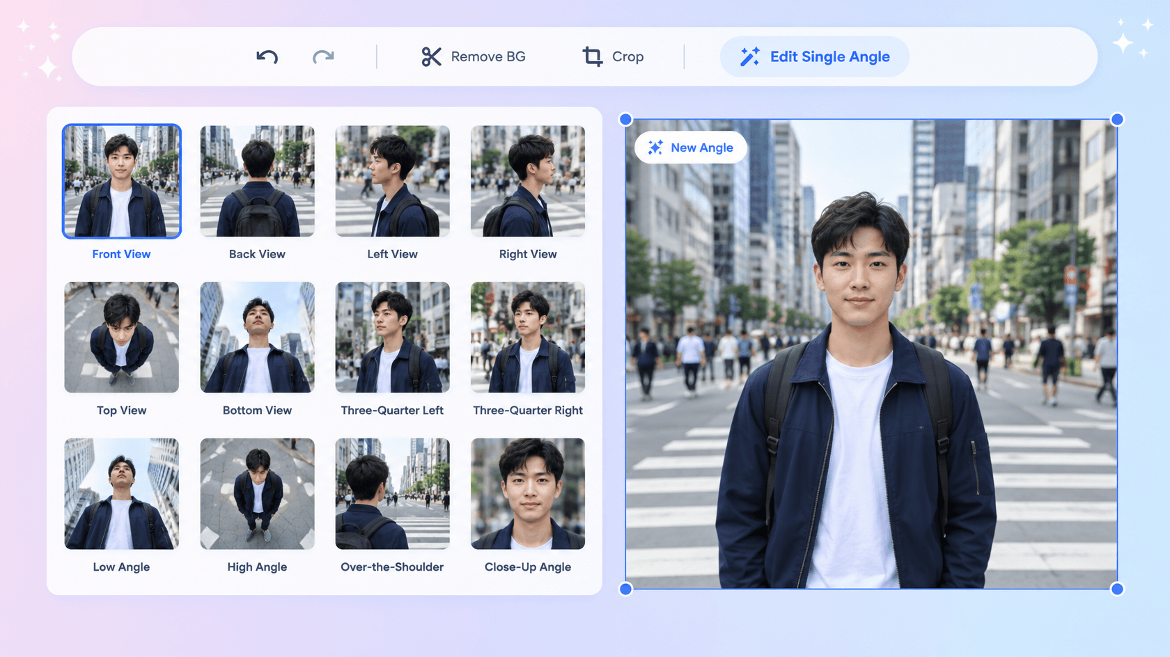 Guide the Camera View with Simple Controls